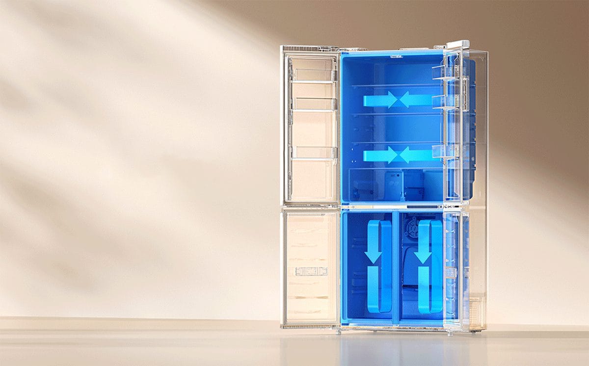 Tủ lạnh Xiaomi Mijia 508L, 4 cửa, thiết kế siêu mỏng chính hãng Tủ lạnh Xiaomi Mijia 508L, 4 cửa, thiết kế siêu mỏng - Điện Máy Plus