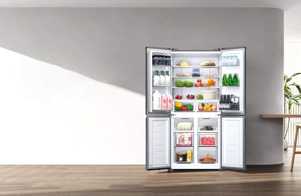 Tủ lạnh Xiaomi Mijia 520L, 4 cánh, ion khử khuẩn, cấp đông nhanh - Điện Máy Plus