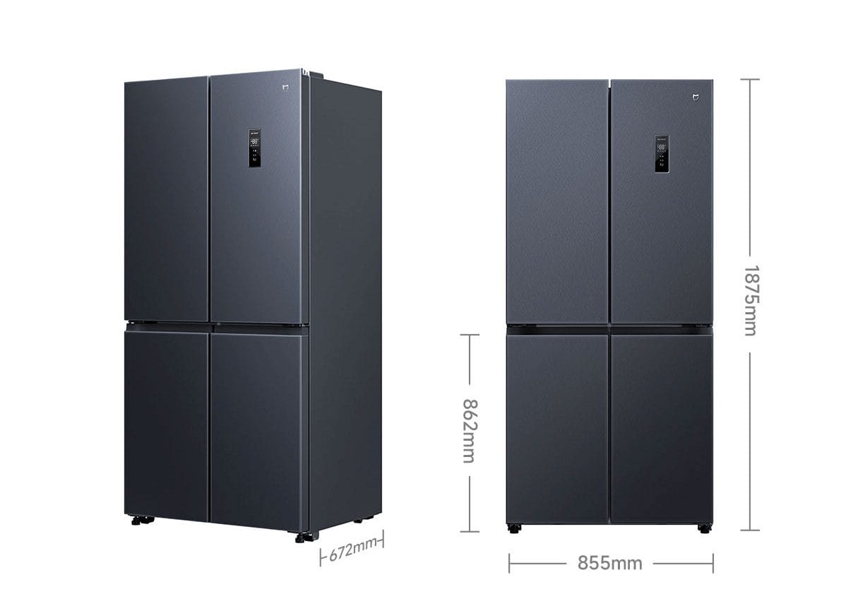 Tủ lạnh Xiaomi Mijia 520L, 4 cánh, ion khử khuẩn, cấp đông nhanh - Điện Máy Plus