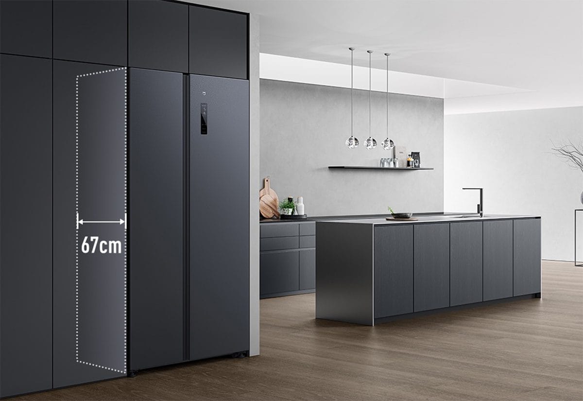 Tủ lạnh Xiaomi Mijia 536L, Side by Side, làm lạnh nhanh, tiết kiệm điện - Điện Máy Plus