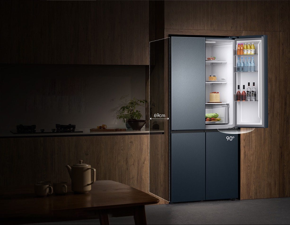 Tủ lạnh Xiaomi Mijia 606L, 4 cánh, ion khử khuẩn, cấp đông nhanh - Điện Máy Plus