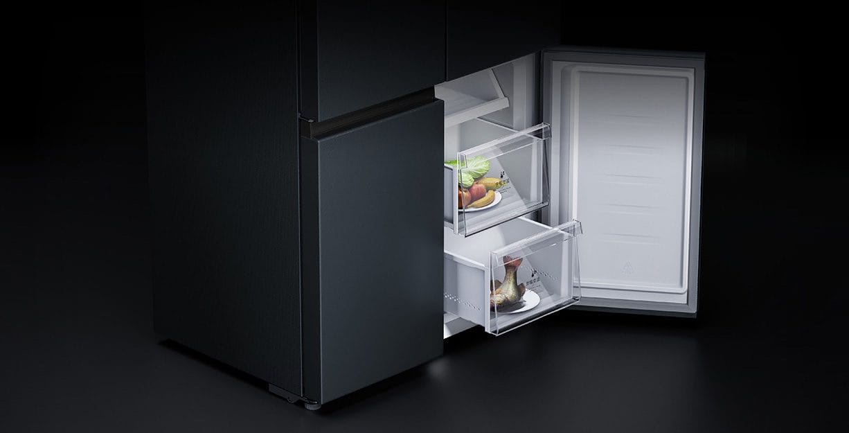 Tủ lạnh Xiaomi Mijia 606L, 4 cánh, ion khử khuẩn, cấp đông nhanh - Điện Máy Plus