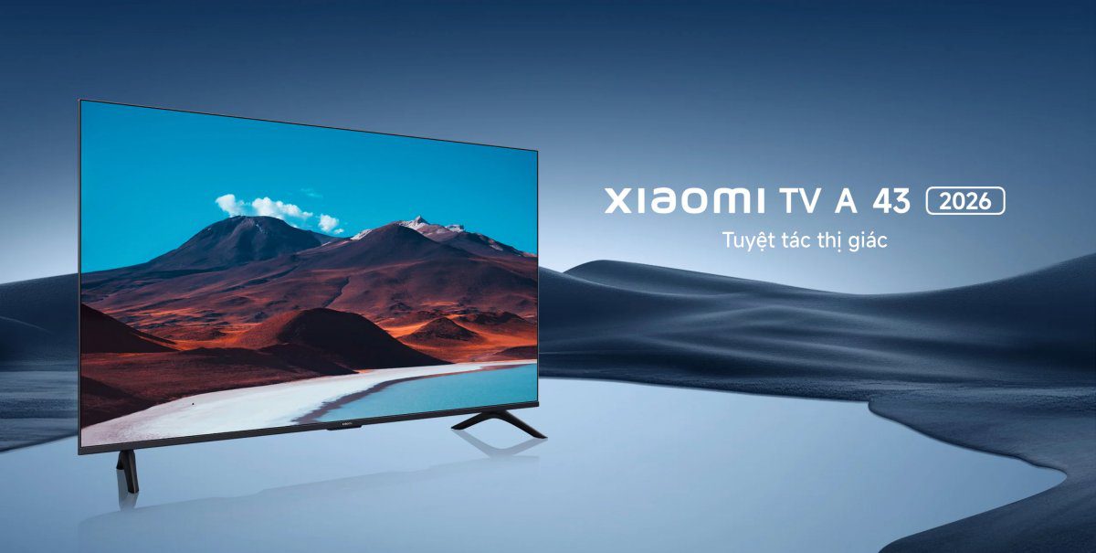 Tivi Xiaomi A 43 Inch – 2026 Bản Quốc Tế – 4K/60Hz – 2GB/8GB - Điện Máy Plus