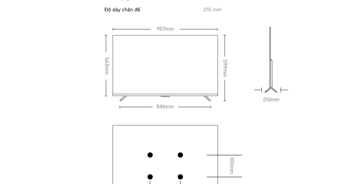Tivi Xiaomi A 43 Inch – 2026 Bản Quốc Tế – 4K/60Hz – 2GB/8GB - Điện Máy Plus