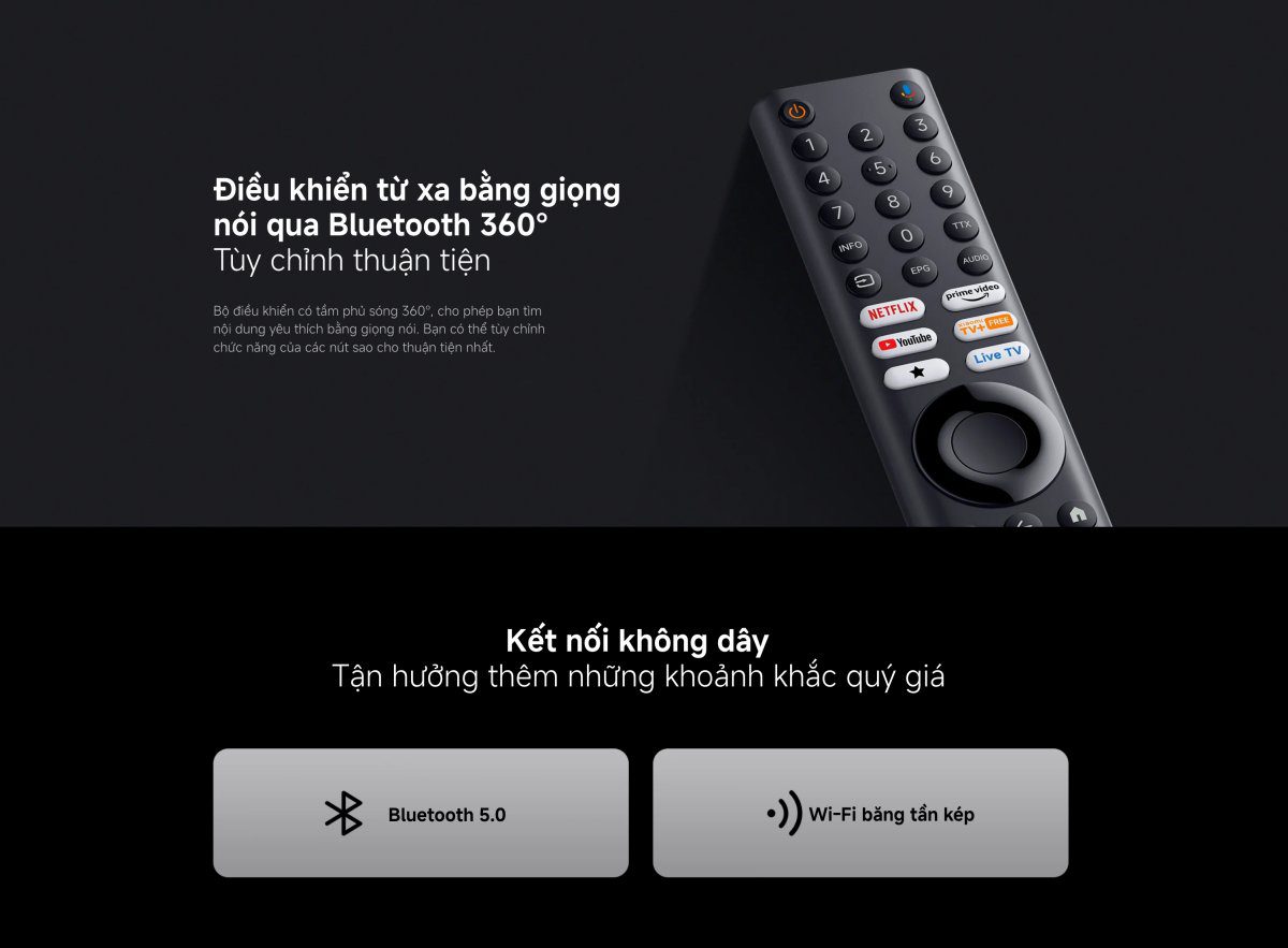 Tivi Xiaomi A Pro 43 Inch – 2026 Bản Quốc Tế – QLED 4K/60Hz – 2GB/8GB - Điện Máy Plus