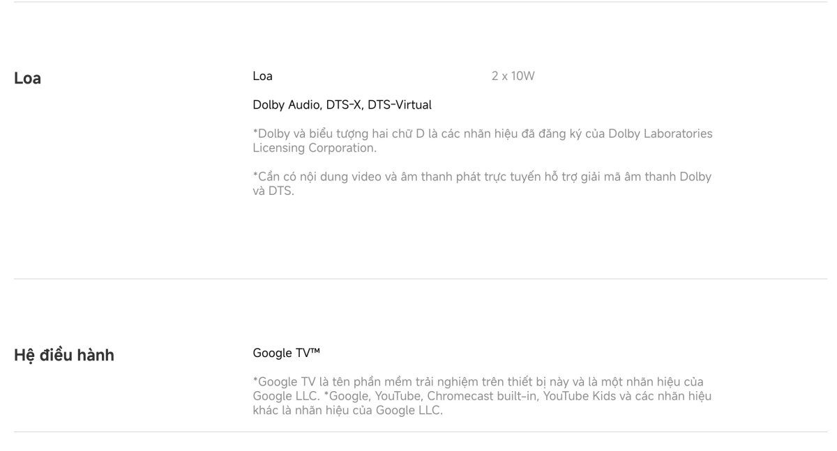 Tivi Xiaomi A Pro 43 Inch – 2026 Bản Quốc Tế – QLED 4K/60Hz – 2GB/8GB - Điện Máy Plus