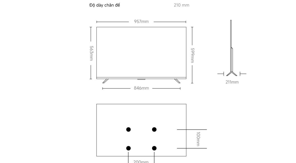 Tivi Xiaomi A Pro 43 Inch – 2026 Bản Quốc Tế – QLED 4K/60Hz – 2GB/8GB - Điện Máy Plus