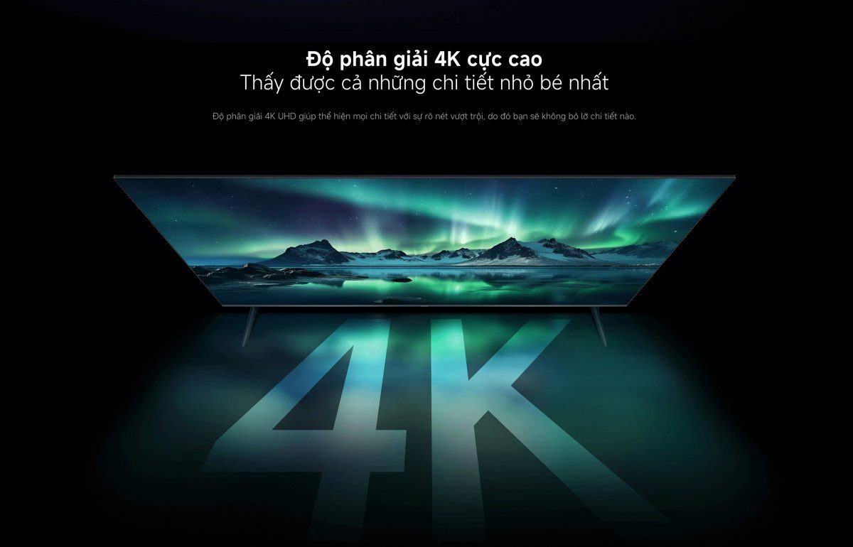 Tivi Xiaomi A Pro 43 Inch – 2026 Bản Quốc Tế – QLED 4K/60Hz – 2GB/8GB - Điện Máy Plus