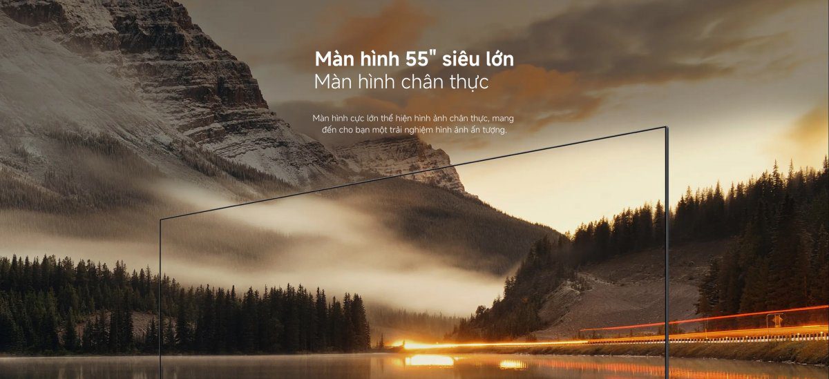 Tivi Xiaomi A Pro 55 Inch – 2026 Bản Quốc Tế – QLED 4K/60Hz – 2GB/8GB - Điện Máy Plus