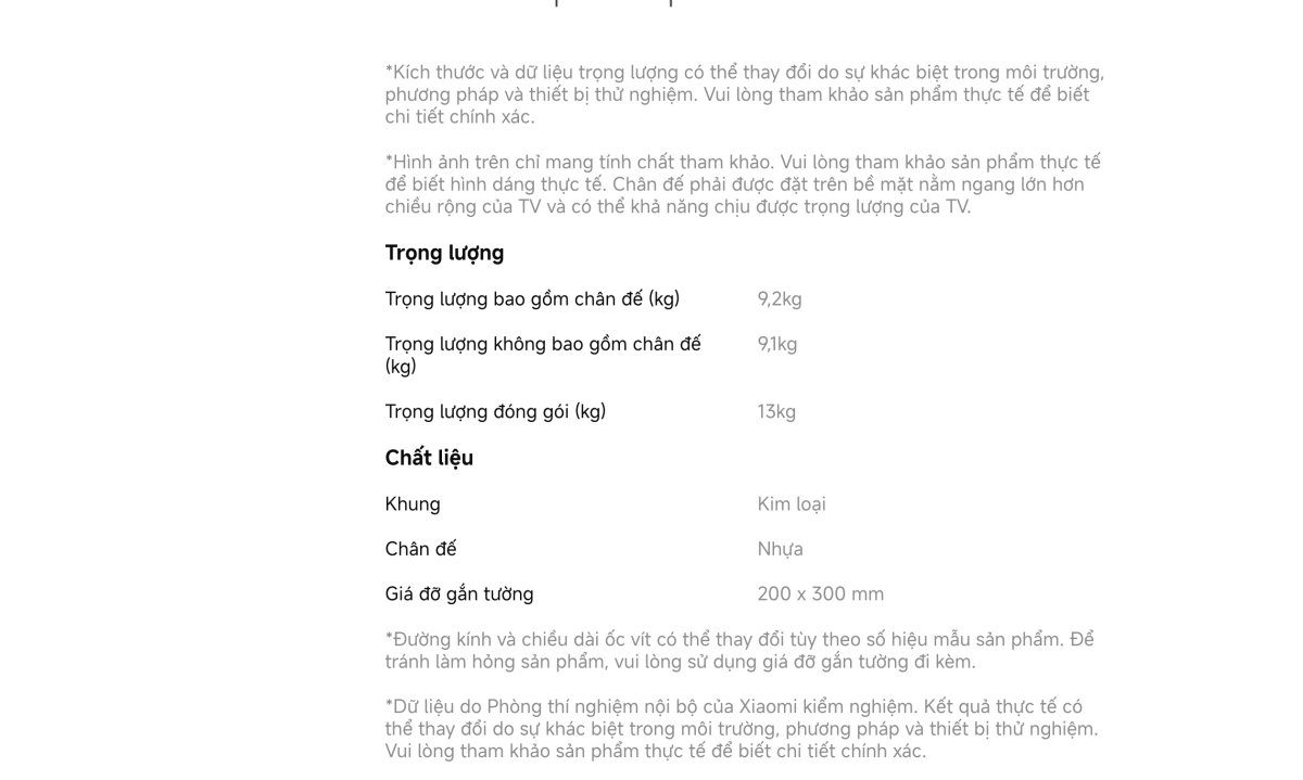 Tivi Xiaomi A Pro 55 Inch – 2026 Bản Quốc Tế – QLED 4K/60Hz – 2GB/8GB - Điện Máy Plus