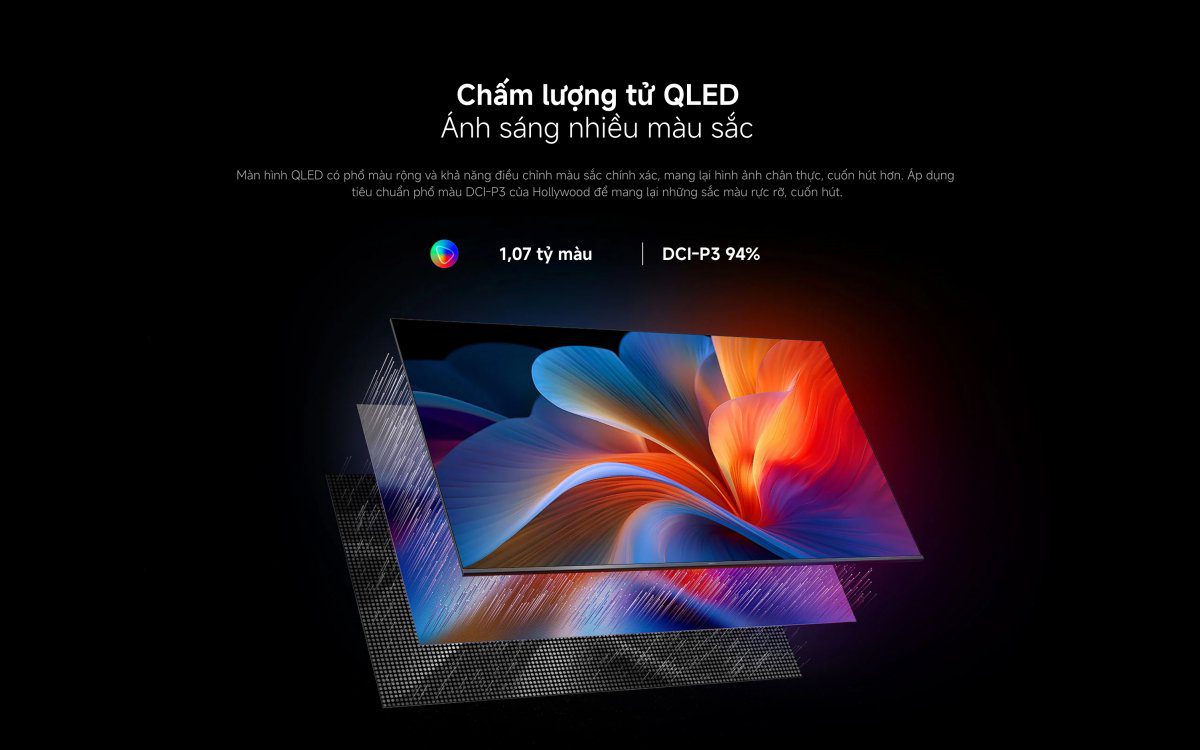 Tivi Xiaomi A Pro 55 Inch – 2026 Bản Quốc Tế – QLED 4K/60Hz – 2GB/8GB - Điện Máy Plus