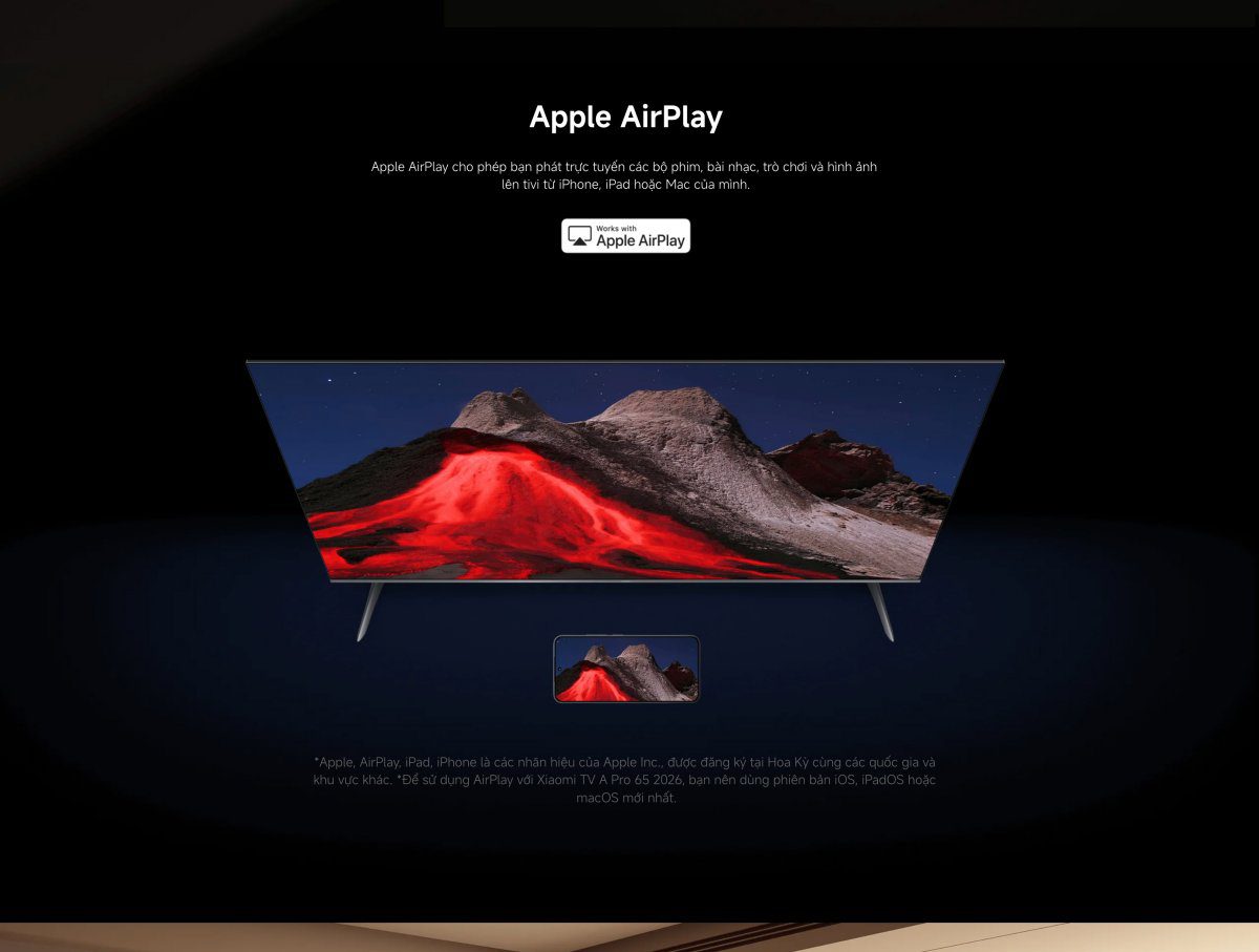 Tivi Xiaomi A Pro 65 Inch – 2026 Bản Quốc Tế – QLED 4K/60Hz – 2GB/8GB - Điện Máy Plus