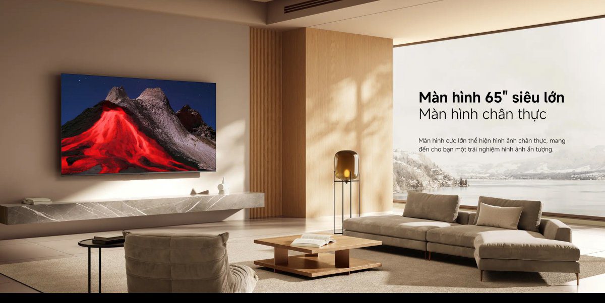Tivi Xiaomi A Pro 65 Inch – 2026 Bản Quốc Tế – QLED 4K/60Hz – 2GB/8GB - Điện Máy Plus