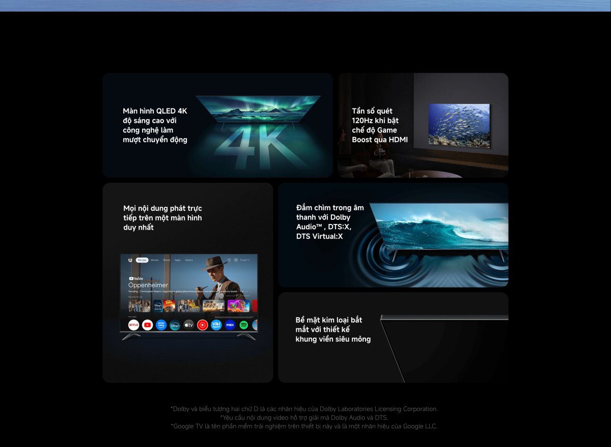 Tivi Xiaomi A Pro 65 Inch – 2026 Bản Quốc Tế – QLED 4K/60Hz – 2GB/8GB - Điện Máy Plus