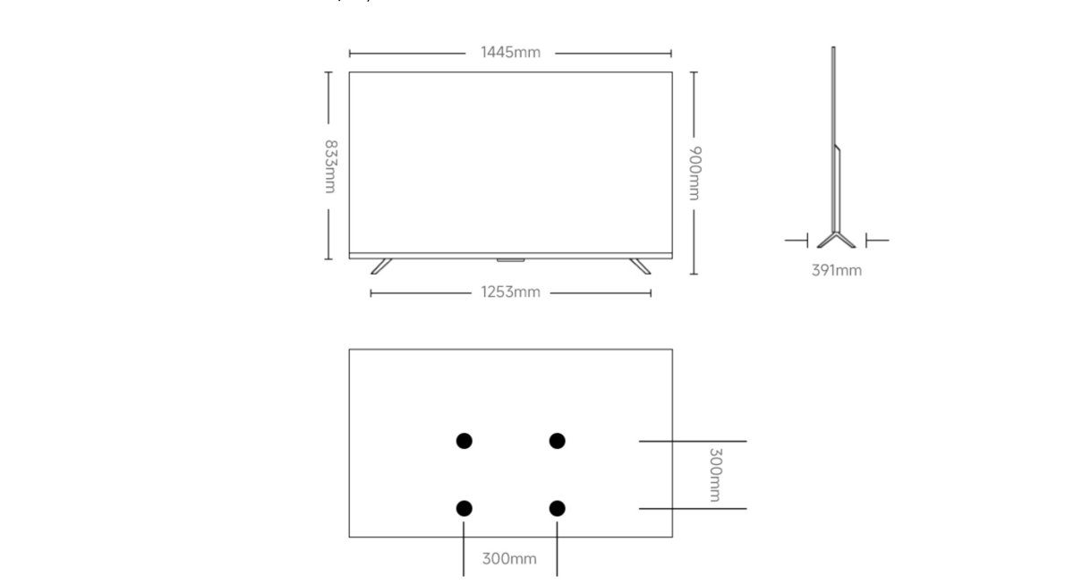 Tivi Xiaomi A Pro 65 Inch – 2026 Bản Quốc Tế – QLED 4K/60Hz – 2GB/8GB - Điện Máy Plus