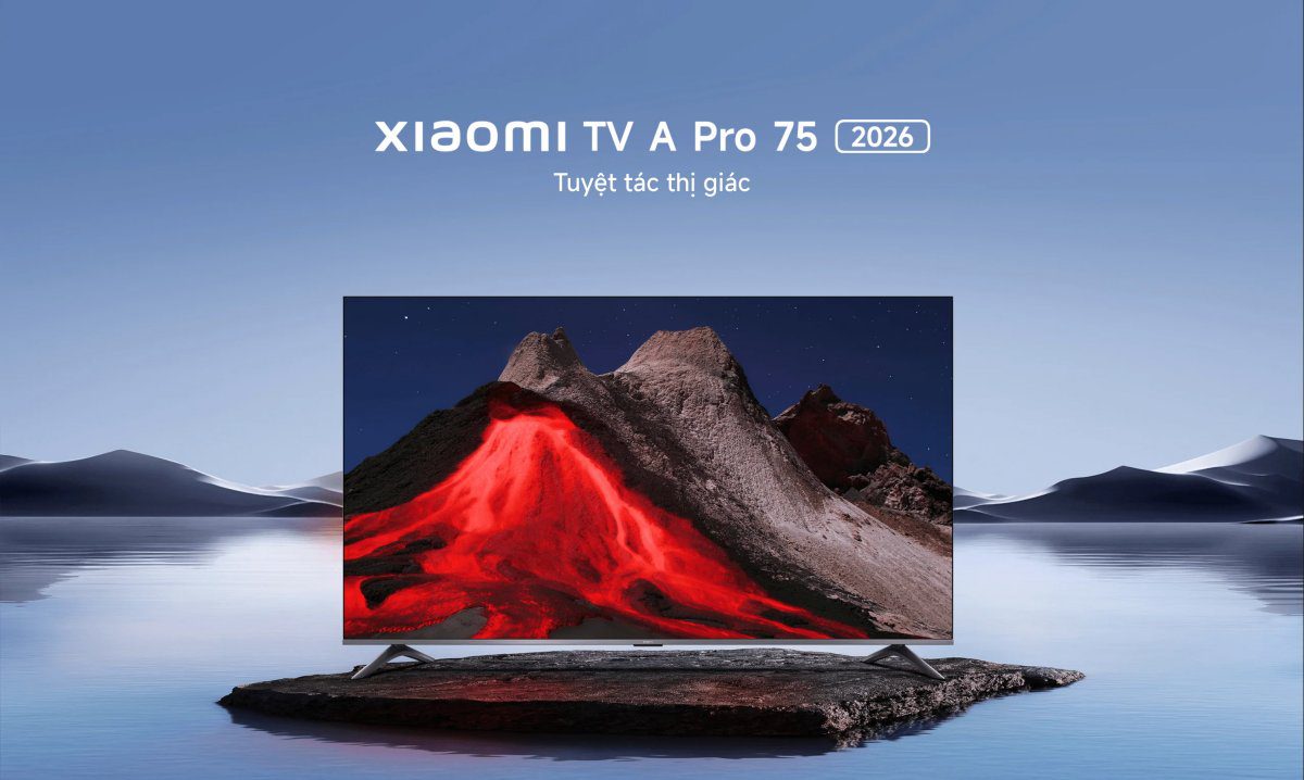 Tivi Xiaomi A Pro 75 Inch – 2026 Bản Quốc Tế – QLED 4K/60Hz – 2GB/8GB - Điện Máy Plus