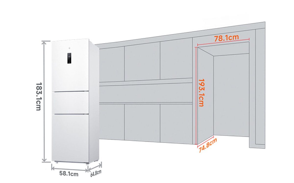 Tủ lạnh Xiaomi Mijia 256L thiết kế 3 cửa độc lập chính hãng Tủ lạnh Xiaomi Mijia 256L thiết kế 3 cửa độc lập - Điện Máy Plus