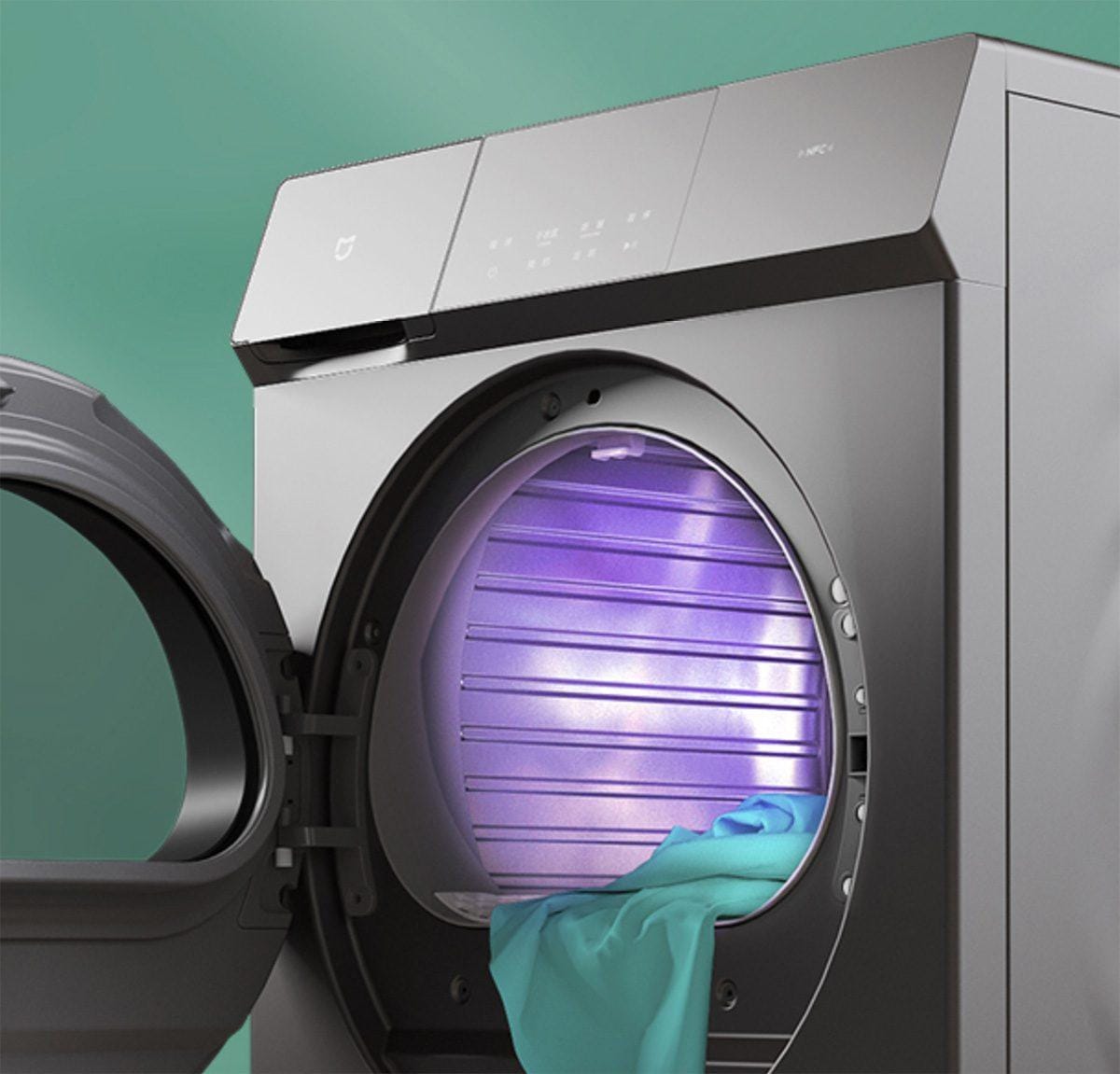 Máy sấy Xiaomi Mijia H100MJ102S Titanium 10kg chính hãng Máy sấy Xiaomi Mijia H100MJ102S Titanium 10kg - Điện Máy Plus