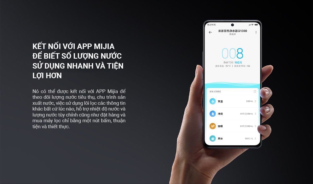 Máy lọc nước Xiaomi Q1000 - Điện Máy Plus