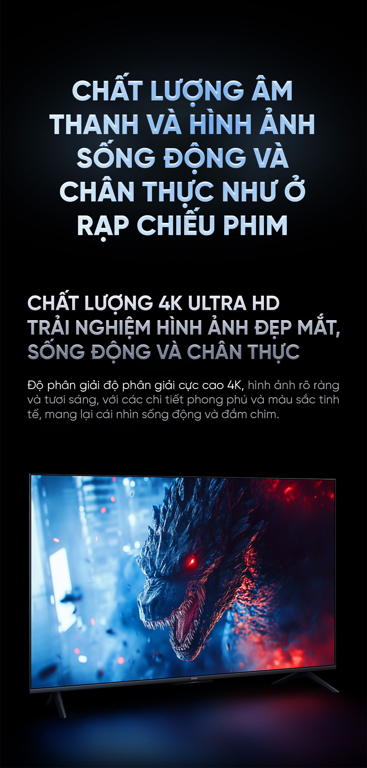 Tivi Xiaomi Redmi A Pro 43 Inch 2025 Ram 3/64GB Tiết Kiệm Điện - Điện Máy Plus