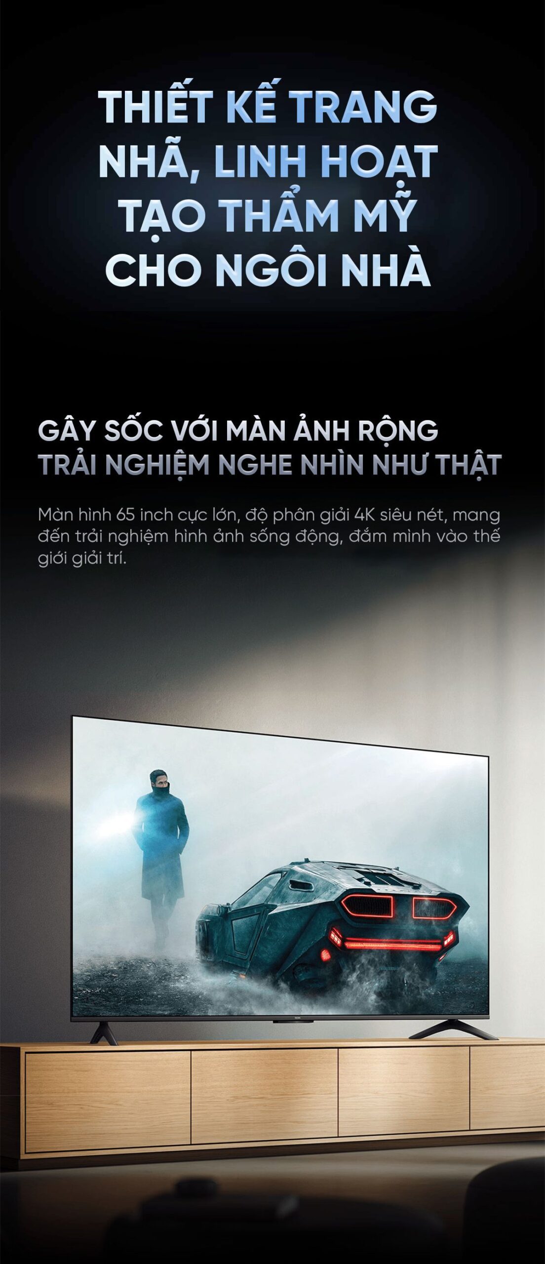 Tivi Xiaomi Redmi A Pro 65 Inch 2025 Ram 3/64GB 144Hz Tiết Kiệm Điện - Điện Máy Plus