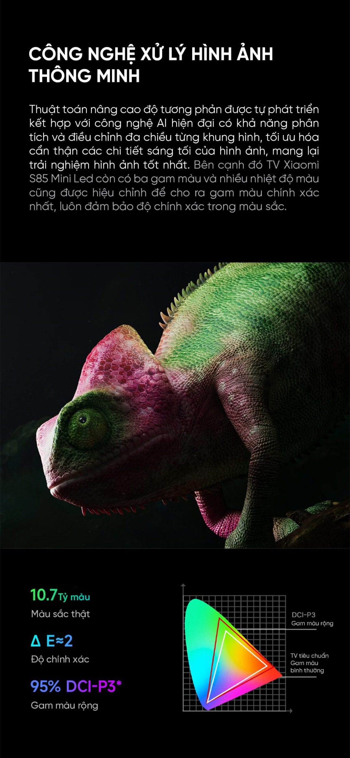 Tivi Xiaomi S 85 Mini LED 85 Inch 240Hz Ram 4/64GB - Điện Máy Plus