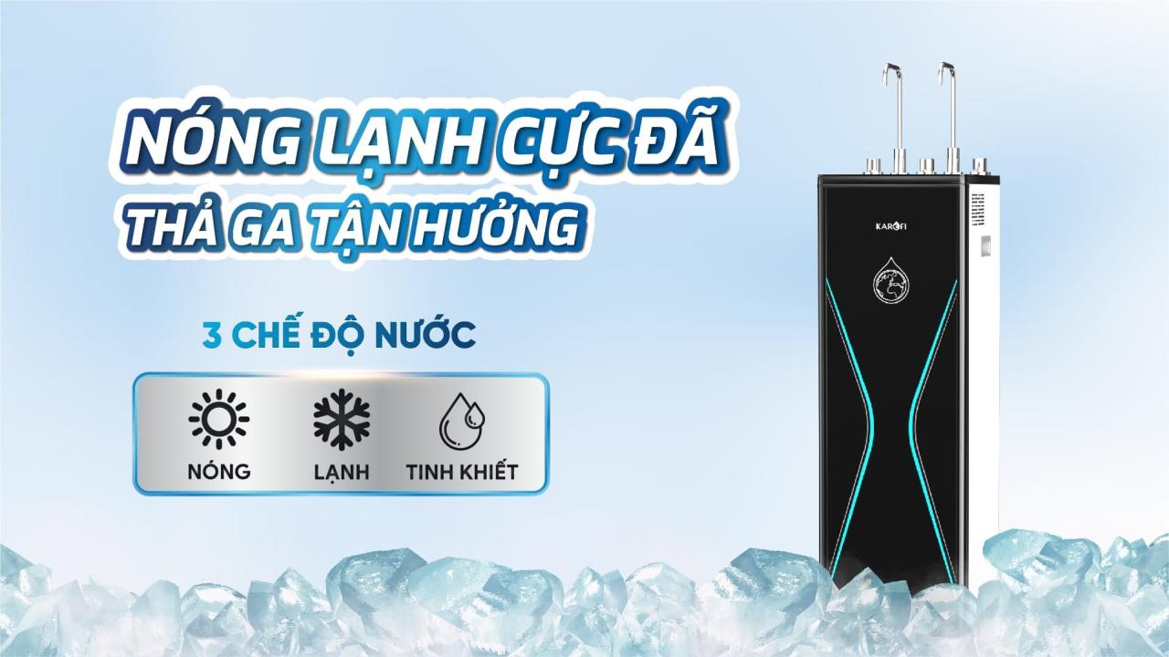 Máy lọc nước nóng lạnh Karofi KAD-D528 – Mẫu 2025 - Điện Máy Plus