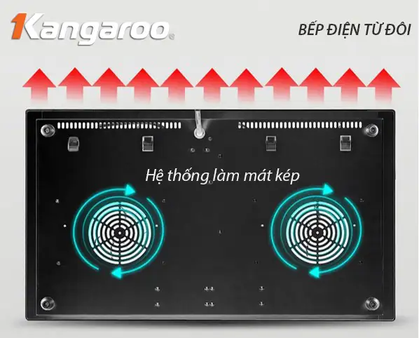 Bếp điện từ hồng ngoại đôi Kangaroo KG443i chính hãng Bếp điện từ hồng ngoại đôi Kangaroo KG443i - Điện Máy Plus
