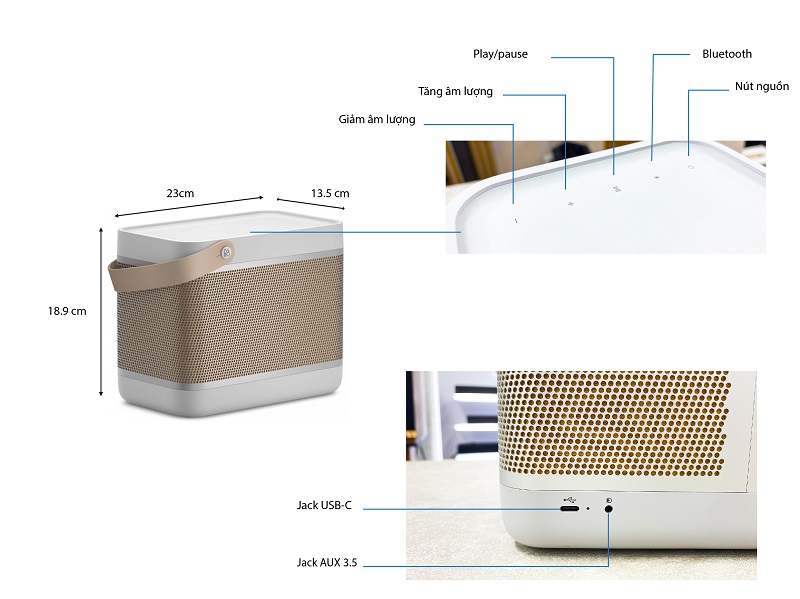 Loa Bang & Olufsen Beolit 20 Chính Hãng - Điện Máy Plus