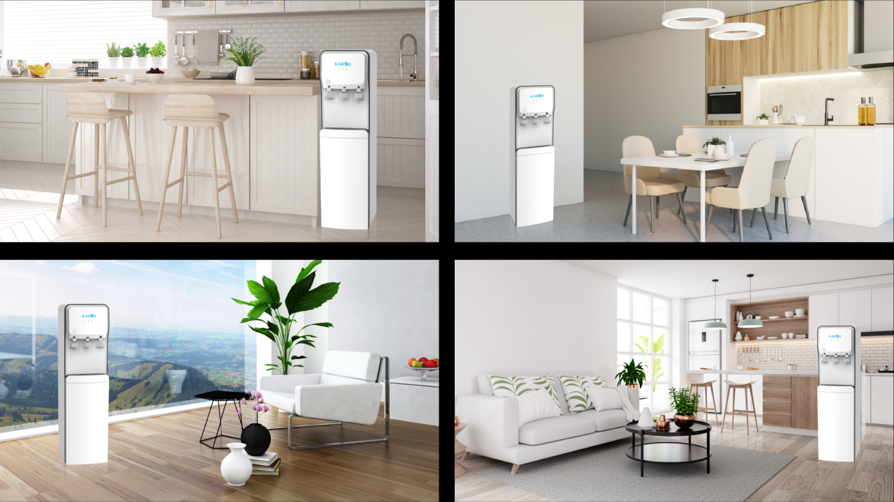 Cây nước nóng lạnh hút bình Karofi HC18 - Điện Máy Plus