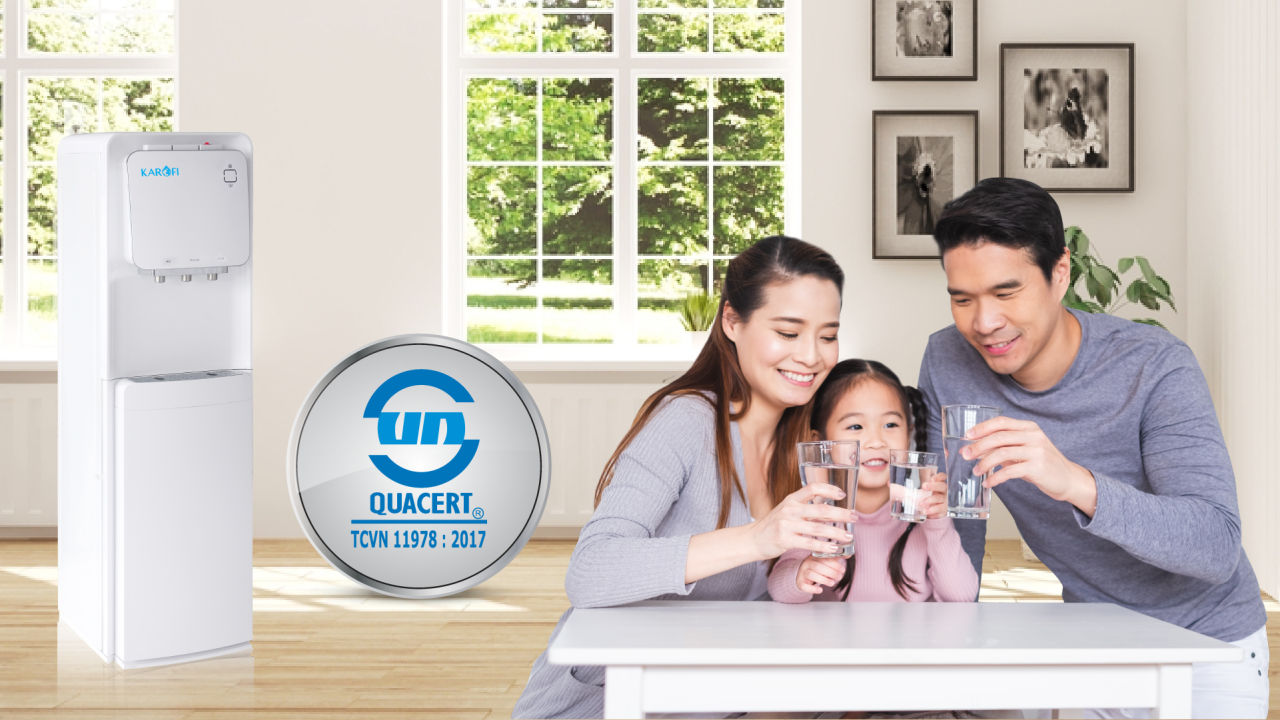 Cây nước nóng lạnh hút bình Karofi HC19 - Điện Máy Plus