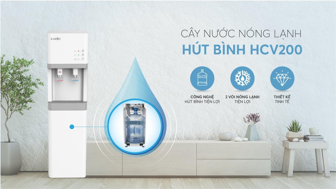 Cây nước nóng lạnh hút bình Karofi HCV200 - Điện Máy Plus