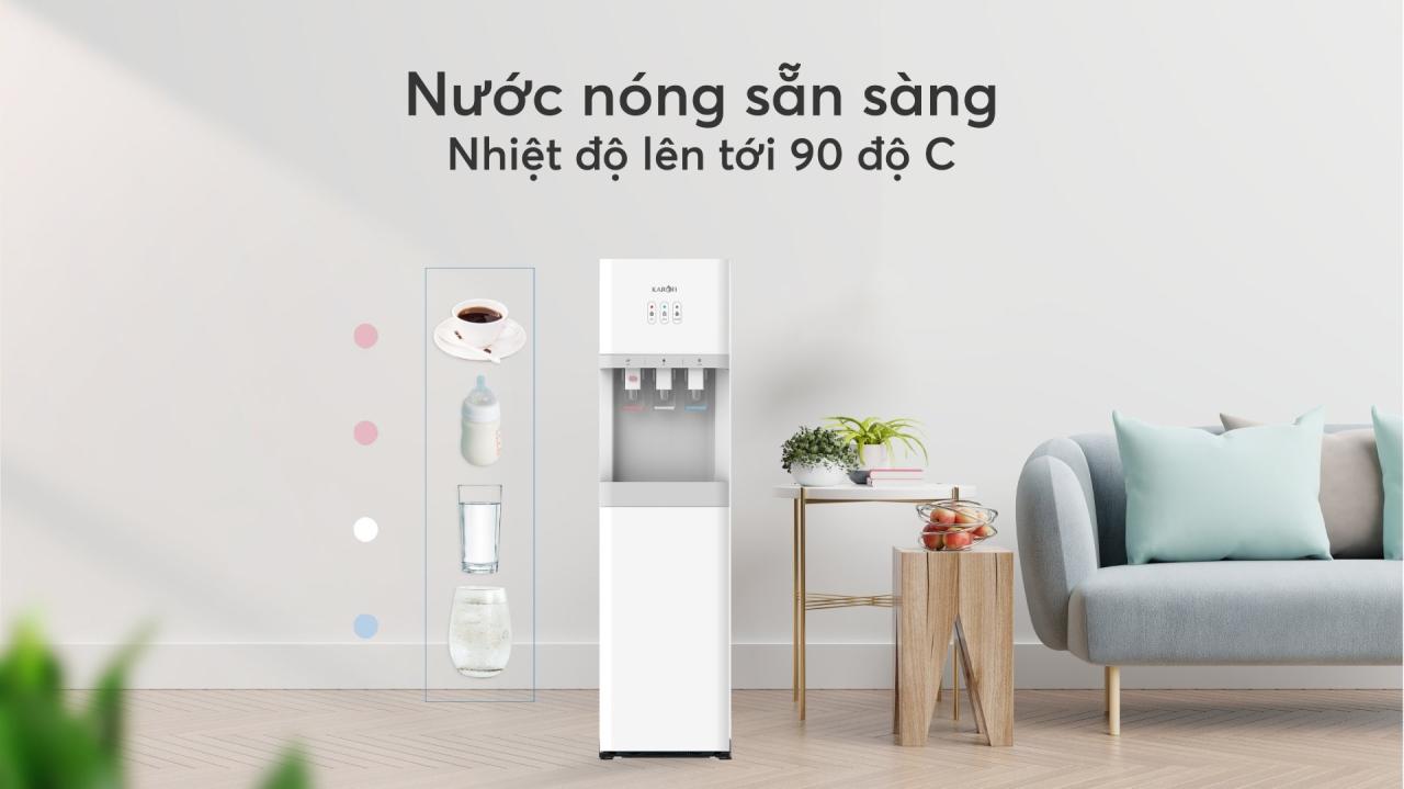 Cây nước nóng lạnh nguội Karofi HCV208 – Mẫu 2025 chính hãng Cây nước nóng lạnh nguội Karofi HCV208 – Mẫu 2025 - Điện Máy Plus