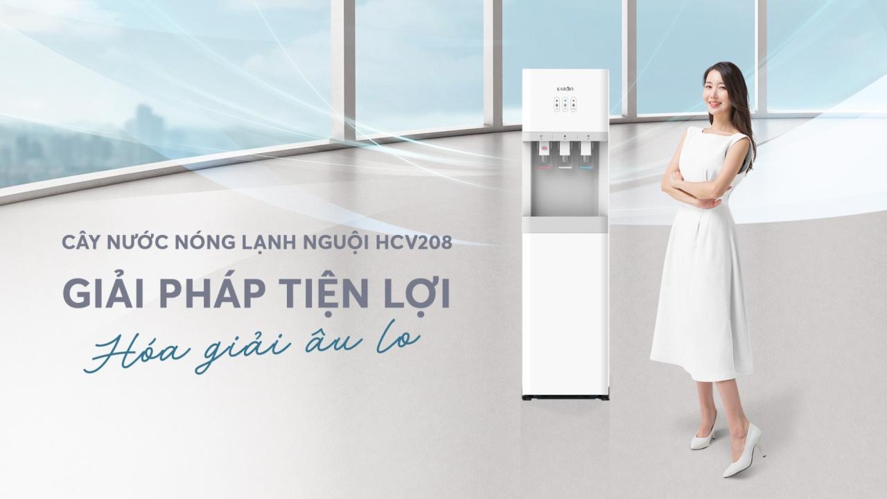Cây nước nóng lạnh nguội Karofi HCV208 – Mẫu 2025 chính hãng Cây nước nóng lạnh nguội Karofi HCV208 – Mẫu 2025 - Điện Máy Plus