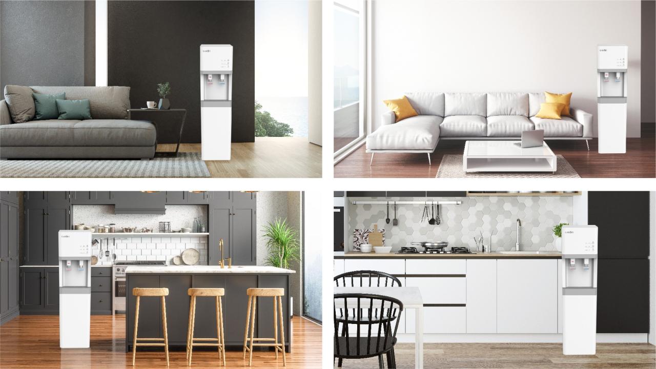 Cây nước tích hợp lọc Karofi HCV200RO chính hãng Cây nước tích hợp lọc Karofi HCV200RO - Điện Máy Plus