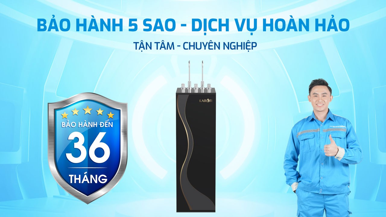 Máy lọc nước nóng lạnh Karofi KAD-D66S PRO chính hãng Máy lọc nước nóng lạnh Karofi KAD-D66S PRO - Điện Máy Plus