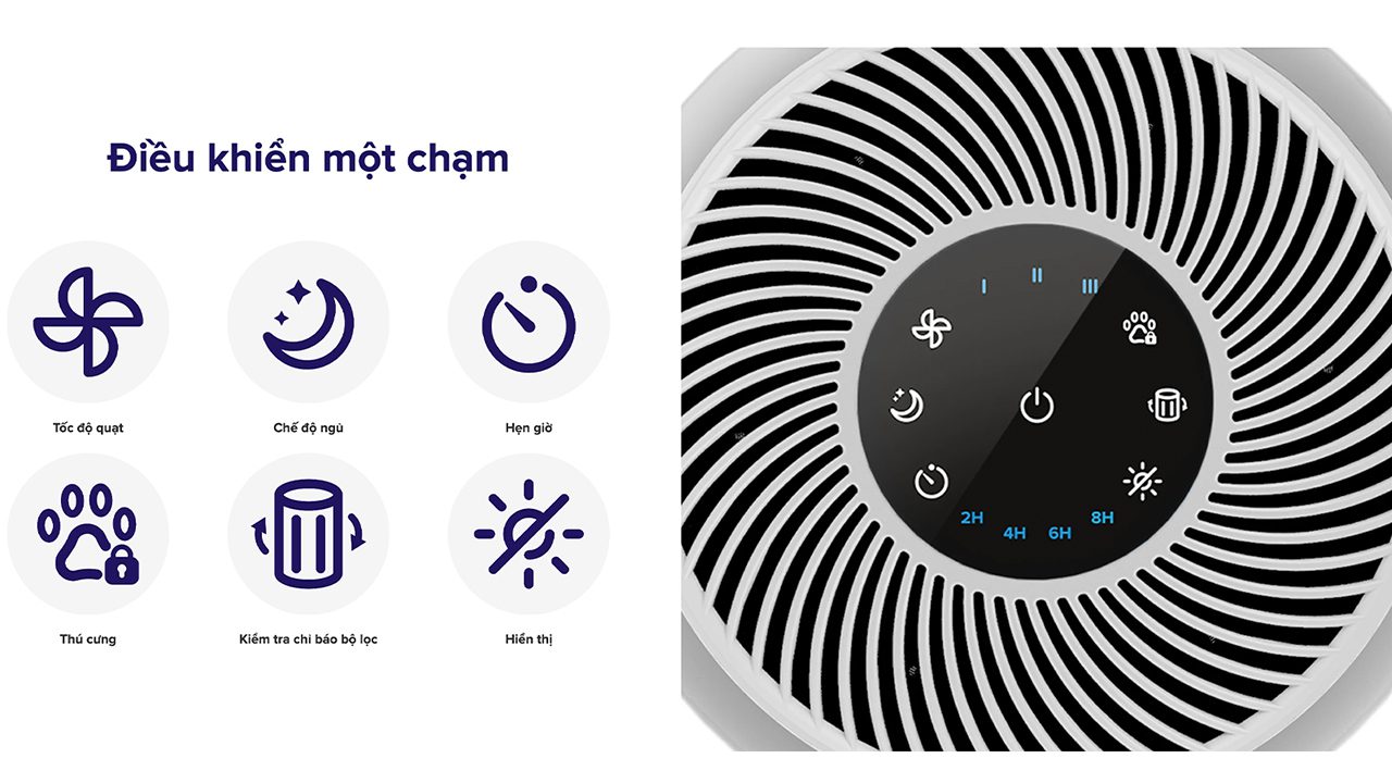 Levoit Core P350 máy lọc không khí diện tích 20 m² chính hãng Levoit Core P350 máy lọc không khí diện tích 20 m² - Điện Máy Plus