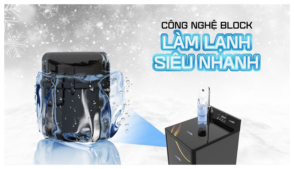 Máy lọc nước nóng lạnh Karofi KAD-D68 chính hãng Máy lọc nước nóng lạnh Karofi KAD-D68 - Điện Máy Plus