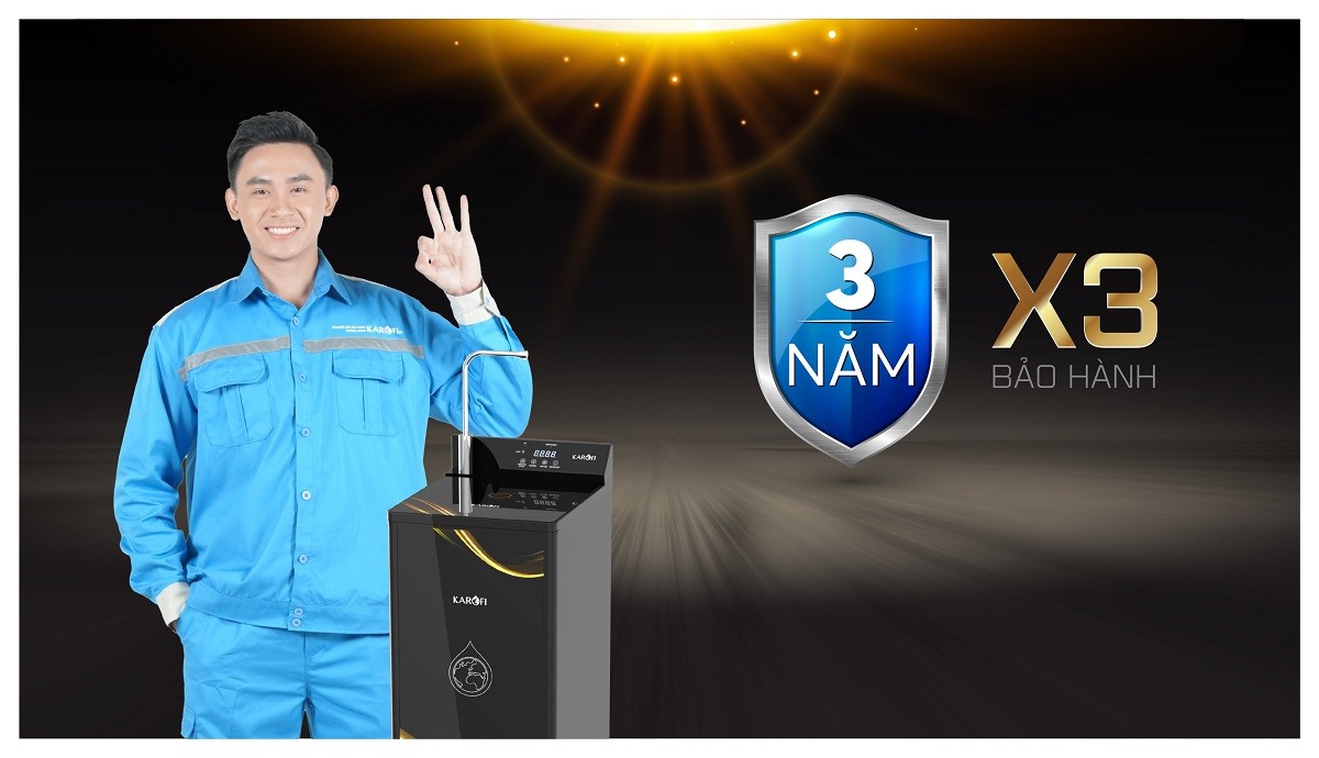 Máy lọc nước nóng lạnh Karofi KAD-D68 chính hãng Máy lọc nước nóng lạnh Karofi KAD-D68 - Điện Máy Plus