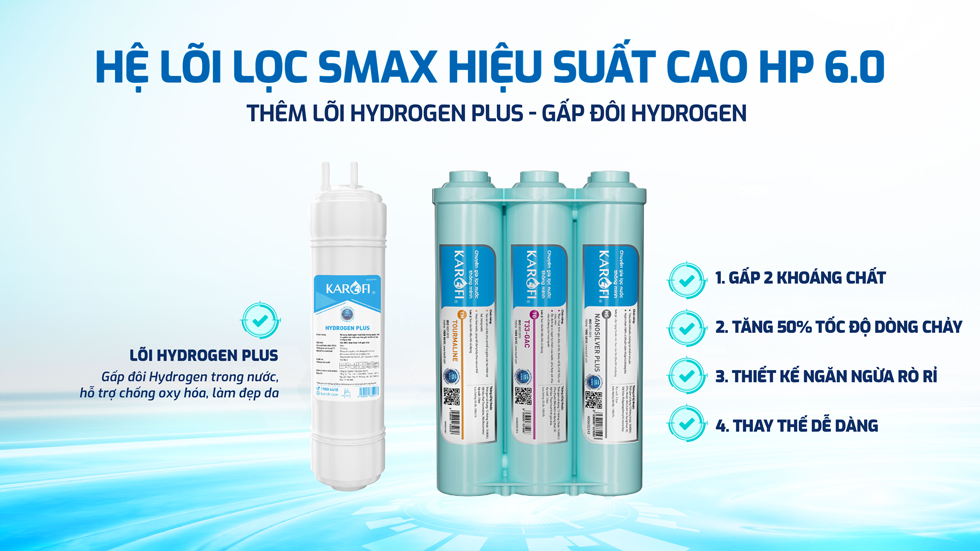 Máy lọc nước nóng lạnh Karofi KAD-L68 – 11 lõi Hydrogen- Mới 2025 chính hãng Máy lọc nước nóng lạnh Karofi KAD-L68 – 11 lõi Hydrogen- Mới 2025 - Điện Máy Plus