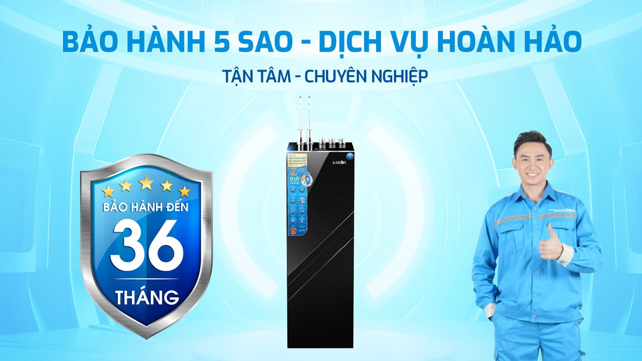 Máy lọc nước nóng lạnh Karofi KAD-L82 – 12 LÕI LỌC – NEW 2025 chính hãng Máy lọc nước nóng lạnh Karofi KAD-L82 – 12 LÕI LỌC – NEW 2025 - Điện Máy Plus