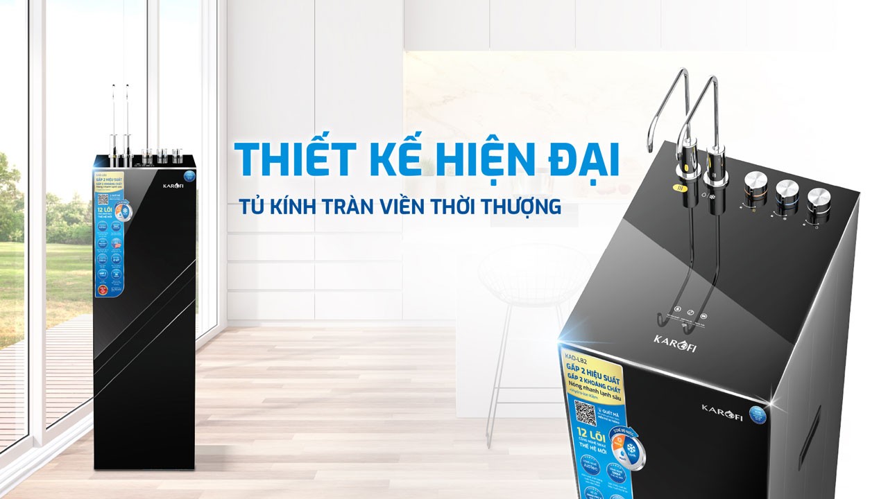 Máy lọc nước nóng lạnh Karofi KAD-L82 – 12 LÕI LỌC – NEW 2025 chính hãng Máy lọc nước nóng lạnh Karofi KAD-L82 – 12 LÕI LỌC – NEW 2025 - Điện Máy Plus