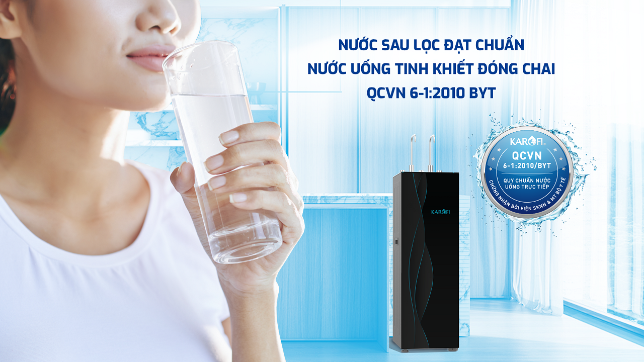 Máy lọc nước nóng lạnh Karofi KAD-X68 chính hãng Máy lọc nước nóng lạnh Karofi KAD-X68 - Điện Máy Plus
