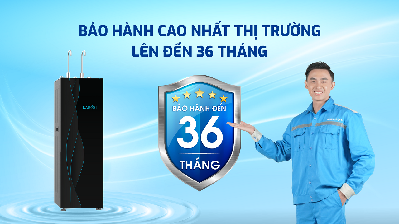 Máy lọc nước nóng lạnh Karofi KAD-X68 chính hãng Máy lọc nước nóng lạnh Karofi KAD-X68 - Điện Máy Plus