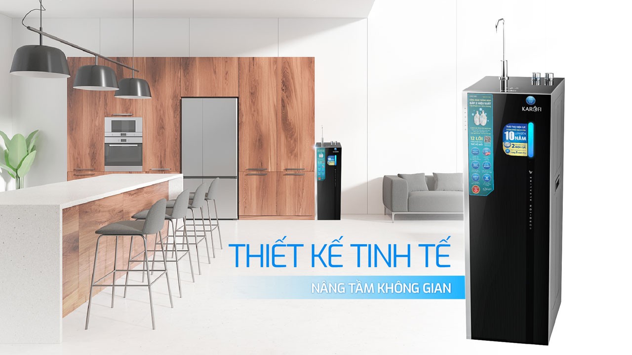 Máy lọc nước Hydro-ion kiềm Karofi KAE-S66 chính hãng Máy lọc nước Hydro-ion kiềm Karofi KAE-S66 - Điện Máy Plus