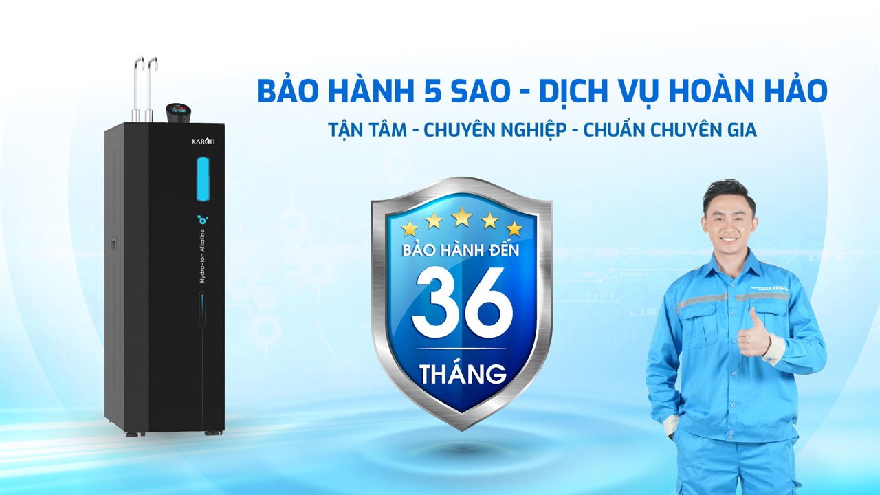 Máy lọc nước nóng lạnh Hydro-ion kiềm Karofi KAE-S86 -THÔNG MINH – CAO CẤP- NEW 2025 - Điện Máy Plus