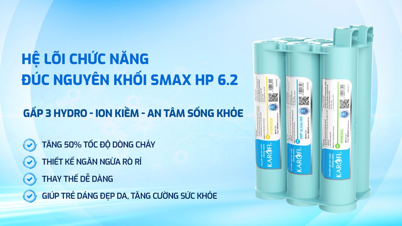 Máy lọc nước nóng lạnh Hydro-ion kiềm Karofi KAE-S86 -THÔNG MINH – CAO CẤP- NEW 2025 - Điện Máy Plus