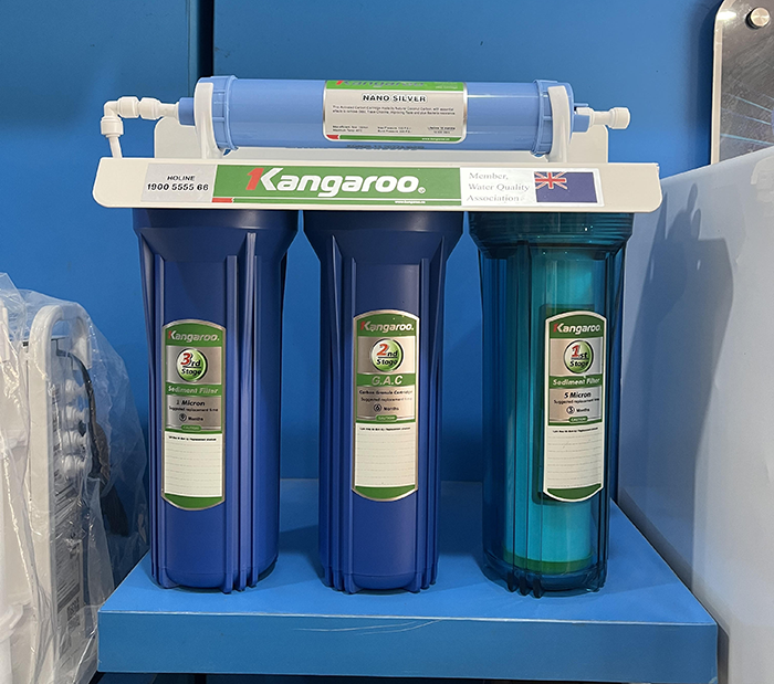 Máy lọc nước nấu ăn Kangaroo KG01G3S – 4 lõi Chuẩn Nước Sinh Hoạt - Điện Máy Plus