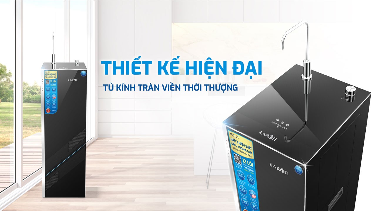 Máy lọc nước Karofi KAQ-L22 – 12 LÕI LỌC – NEW 2025 - Điện Máy Plus