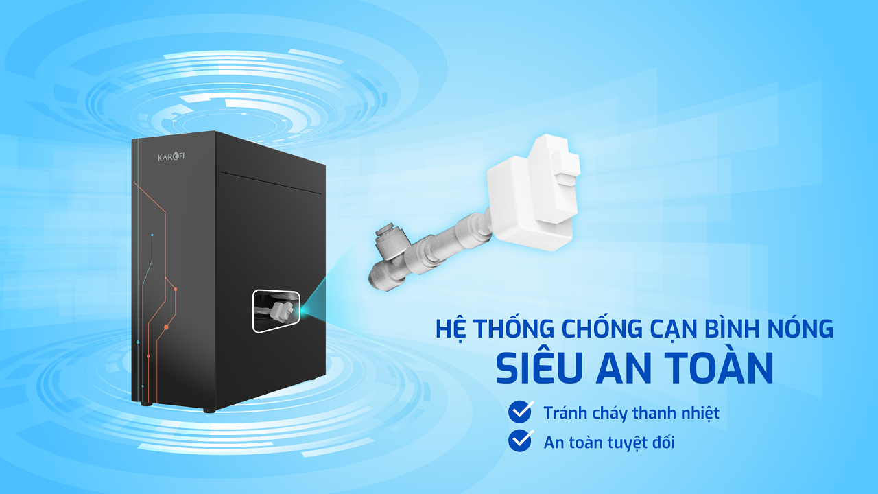 Máy làm nóng lạnh Karofi KAO-T90 chính hãng Máy làm nóng lạnh Karofi KAO-T90 - Điện Máy Plus